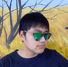 Load image into Gallery viewer, Palo 1502M-1 WFR Classic Polarized Mirrored Sunglasses Blue 7