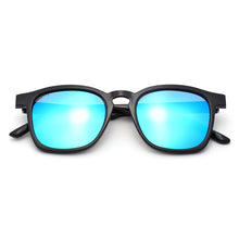 Load image into Gallery viewer, Albany 1681M-4 Classic Square Polarized Mirrored Sunglasses Blue