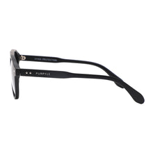 Load image into Gallery viewer, Florence 1697-1 Round Aviator Polarized Tinted Sunglasses Black