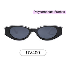Load image into Gallery viewer, Sunrise 20823-1 Women's Oval Tinted Sunglasses Black