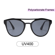 Load image into Gallery viewer, Diana 2133-1 Oversized Cat Eye Tinted Sunglasses Black