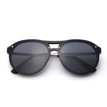 Load image into Gallery viewer, Industry 2134-1 Double Bridge Aviator Tinted Sunglasses Black