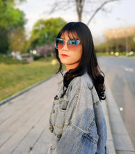 Load image into Gallery viewer, Sonoma 2142M-4 Oversized Classic Mirrored Sunglasses Blue