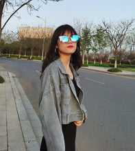 Load image into Gallery viewer, Sonoma 2142M-4 Oversized Classic Mirrored Sunglasses Blue