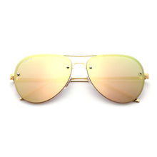 Load image into Gallery viewer, Paradise 2204M-10 Aviator Mirrored Sunglasses Beige