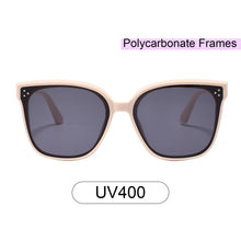 Load image into Gallery viewer, Jupiter 2302-14 Oversized Classic Tinted Sunglasses Black