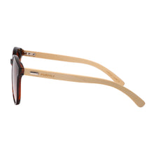 Load image into Gallery viewer, Purpyle Los Angeles 319-7 WFR Classic Round Tinted Sunglasses Brown 3