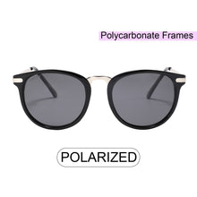 Load image into Gallery viewer, Monterey 3252-1 Classic Polarized Tinted Sunglasses Black