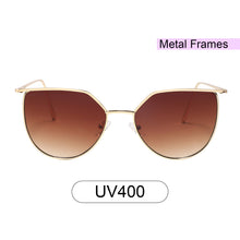 Load image into Gallery viewer, Vista 3459-2 Square Rounded Bottom Tinted Sunglasses Brown