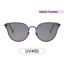 Load image into Gallery viewer, Covina 3461-1 Cat Eye Tinted Sunglasses Black