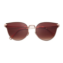 Load image into Gallery viewer, Covina 3461-2 Cat Eye Tinted Sunglasses Brown Women's