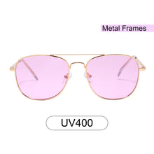 Load image into Gallery viewer, Bleecker St 3465-7 Aviator Tinted Sunglasses Pink