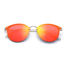 Load image into Gallery viewer, Rocklin 3481M-5 Classic Mirrored Reflective Sunglasses Fire Red