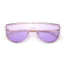 Load image into Gallery viewer, Seaside 3485-7 Shield Tinted Sunglasses Purple
