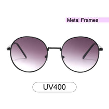Load image into Gallery viewer, Atlantic 3650-1 Round Tinted Sunglasses Brown/ Purple Gradient