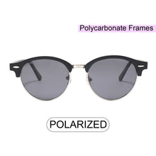 Load image into Gallery viewer, Rochester 4246-1 Clubmaster Polarized Tinted Sunglasses Black