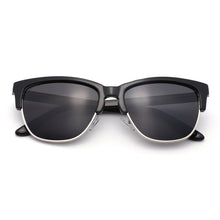 Load image into Gallery viewer, Vienna 5003-1 Clubmaster Polarized Tinted Sunglasses Black