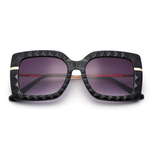 Load image into Gallery viewer, Houston 5805-3 Square Oversized Tinted Sunglasses Purple Gradient