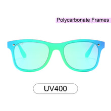 Load image into Gallery viewer, Marin 7001M-1 Frameless Classic Mirrored Sunglasses Green