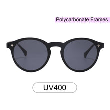 Load image into Gallery viewer, Redondo 7003-1 Frameless Round Tinted Sunglasses Black