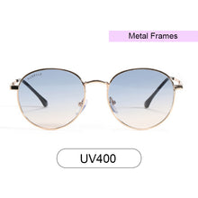 Load image into Gallery viewer, Bowery 9107-1 Round Tinted Sunglasses Blue Gradient