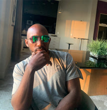 Load image into Gallery viewer, Fremont 1705M-1 Aviator Polarized Mirrored Sunglasses Blue