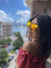 Load image into Gallery viewer, Odessa 323M-5 Classic Frameless Mirrored Sunglasses Orange