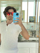 Load image into Gallery viewer, Odessa 323M-5 Classic Frameless Mirrored Sunglasses Orange