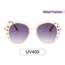 Load image into Gallery viewer, Fifth Ave S3014-1 Round Tinted Sunglasses Purple Gradient
