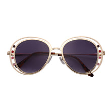 Load image into Gallery viewer, Fifth Ave S3014-1 Round Tinted Sunglasses Purple Gradient