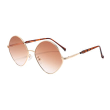 Load image into Gallery viewer, Princeton S3015-2 Round Tinted Sunglasses Brown Gradient