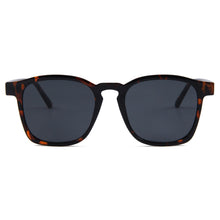 Load image into Gallery viewer, Albany 1681-7 Classic Square Polarized Tinted Sunglasses Tortoise Black