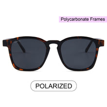 Load image into Gallery viewer, Albany 1681-7 Classic Square Polarized Tinted Sunglasses Tortoise Black