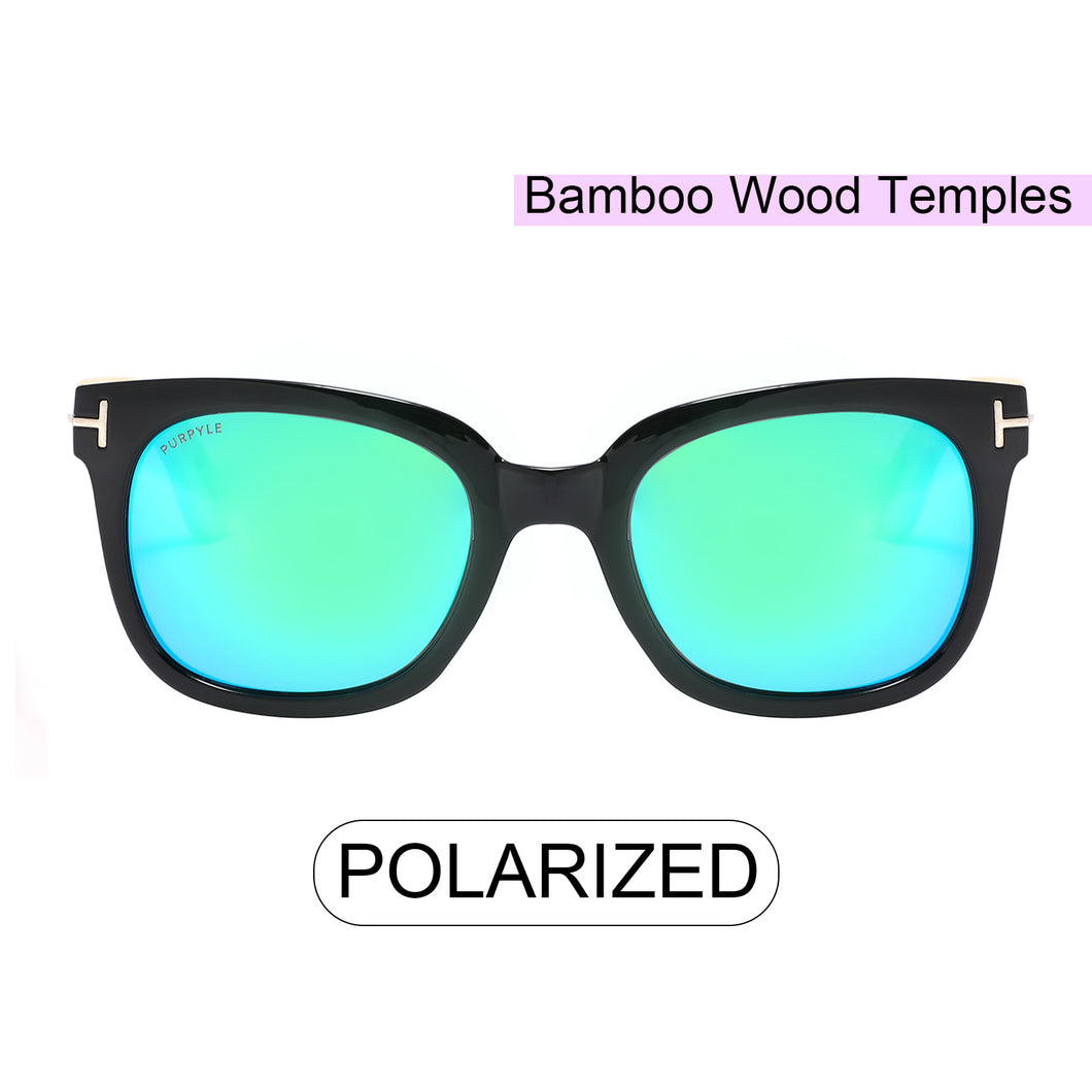 Fairfax 1209M-1 Classic Polarized Mirrored Sunglasses Blue