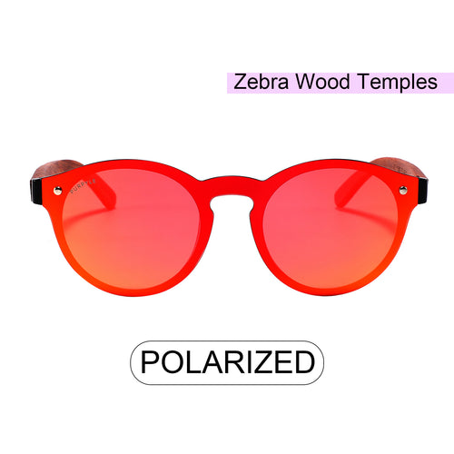 Palo Alto 1502M-5 WFR Polarized Mirrored Sunglasses Fire Red 3