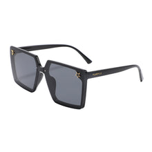 Load image into Gallery viewer, Paris 201115-1 Square Oversized Tinted Sunglasses Black
