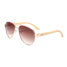 Load image into Gallery viewer, Purpyle Beverly Hills 2040-2 Aviator Tinted Sunglasses Brown 2
