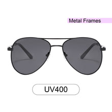 Load image into Gallery viewer, Nevada 2870-1 Aviator Polarized Tinted Sunglasses Black
