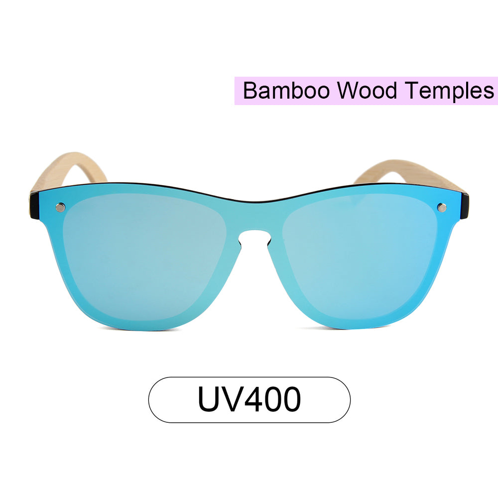 Hollywood 318M-4 WFR Classic Mirrored Sunglasses Blue