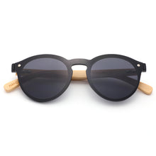 Load image into Gallery viewer, Purpyle Los Angeles 319-1 WFR Classic Round Tinted Sunglasses Black 3
