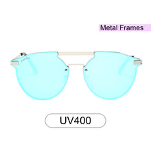 Load image into Gallery viewer, Richmond 3589M-4 Double Bridge Aviator Mirrored Sunglasses Blue
