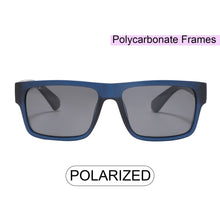 Load image into Gallery viewer, Sarasota 4380-4 Square Polarized Tinted Sunglasses Black
