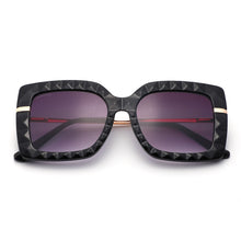 Load image into Gallery viewer, Houston 5805-3 Square Oversized Tinted Sunglasses Purple Gradient
