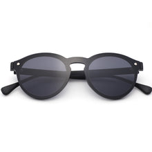 Load image into Gallery viewer, Redondo 7003-1 Frameless Round Tinted Sunglasses Black
