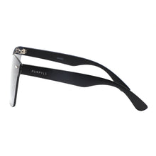 Load image into Gallery viewer, Santa Barbara F1002-1 Frameless Rectangular Oversized Tinted Sunglasses Black
