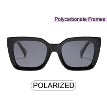 Load image into Gallery viewer, Margate LS6937-1 Square Polarized Tinted Sunglasses Black
