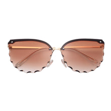 Load image into Gallery viewer, Park Ave S3013-2 Butterfly Tinted Sunglasses Brown
