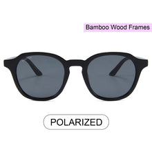 Load image into Gallery viewer, Kimberley 1684-1 Classic Round Polarized Tinted Sunglasses Black
